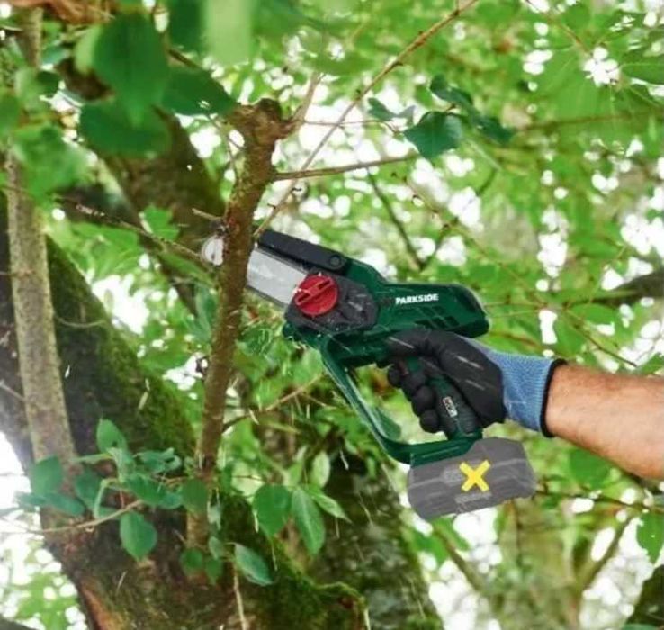 Верижен трион Parkside 20V, Нов, гаранция с касов бон.