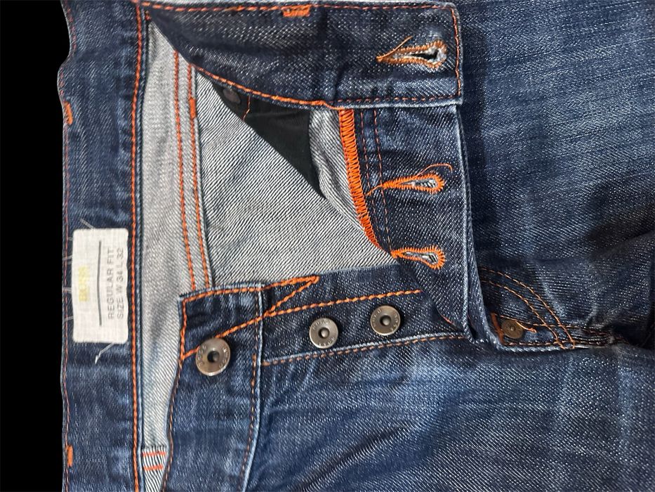 Мъжки дънки Hugo Boss W34 L32 Regular Fit Button Fly