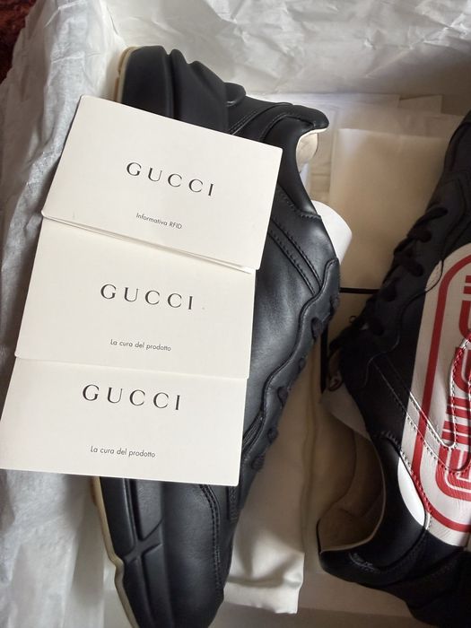 Sneakers Gucci Rhyton Logo „SEGA” Print (Black)