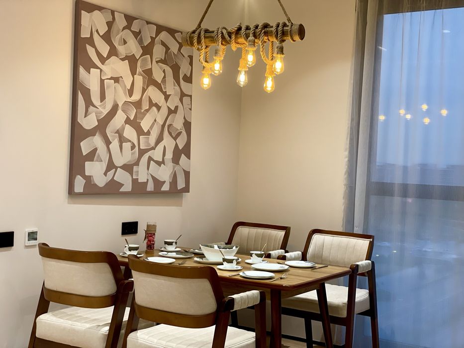 Nest One kunlik Premium kvartira, Tashkent city parkka qaragan.