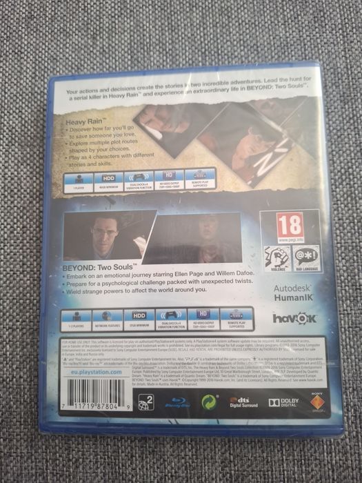 Heavy Rain & Beyond two souls PS4