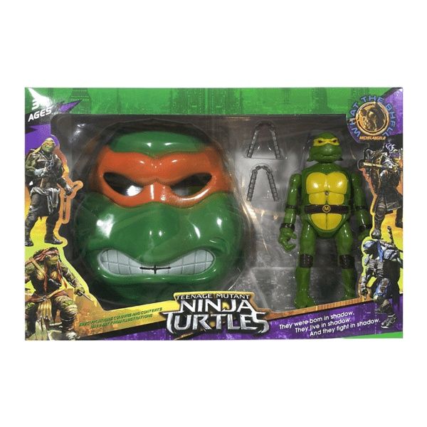 Комплект костенурките нинджа Маска и фигурка проектор