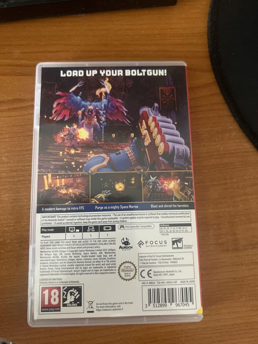Vand Warhammer boltgun pentru nintendo switch