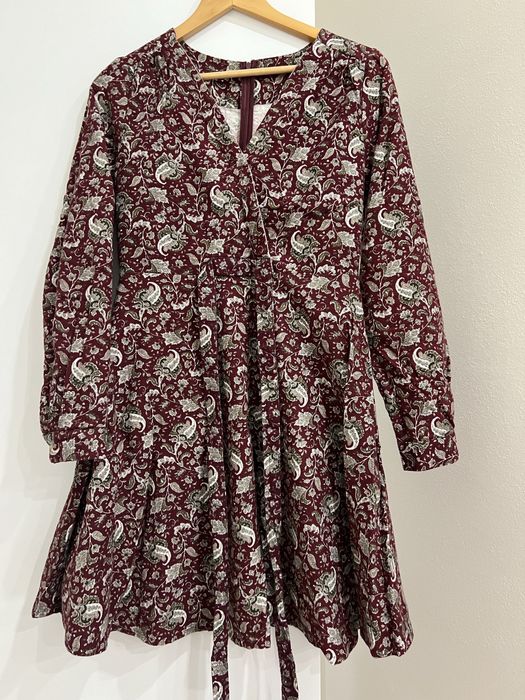 Фланелевое платье