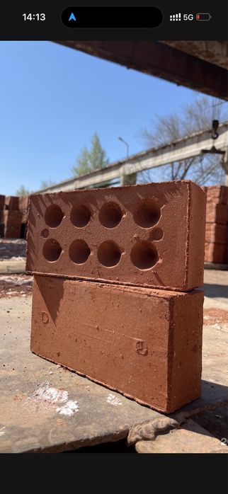 Кирпич полнотелый одинарный