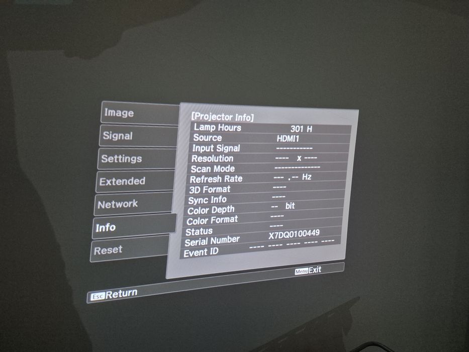 Videoproiector Epson EH TW7000