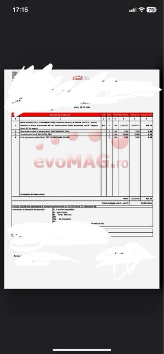 Se vinde E twow gt sl