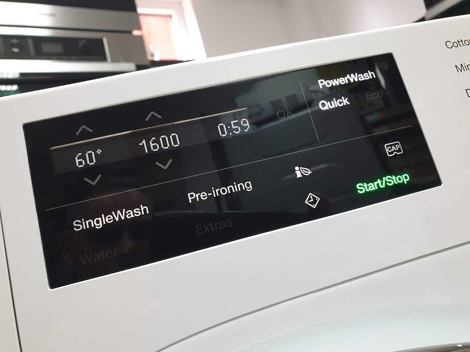 9кг - 1600rpm - PowerWash - Miele W1 Пералня Миеле 12м Гаранция