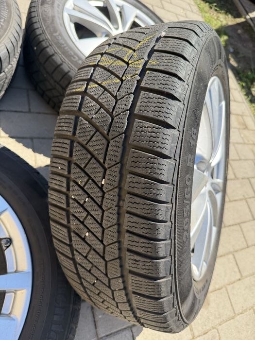 Jante 5x112 Bmw Seria 1 2 originale 205 60 16  continental iarna