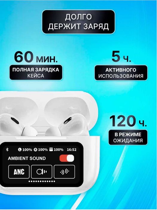 Sensor ekranli A9 Pro simsiz quloqchinlari