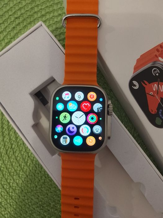 Smartwatch ca Nou -ceas inteligent y12 Ultra, nu Samsung sau Apple