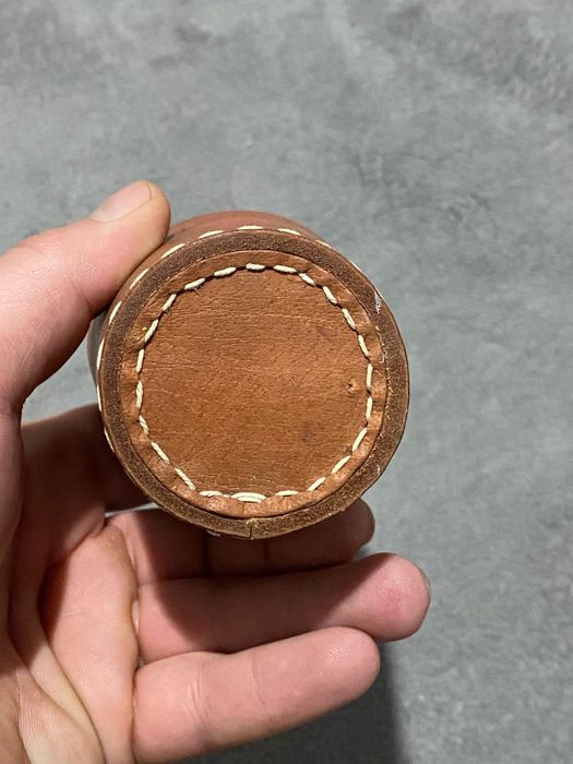 Husă din piele pentru pahar