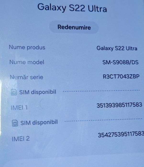 Placa de baza samsung s22 ultra pret fix