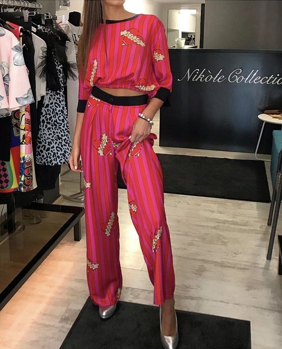 Nikole collection сатениран сет комплект от две части