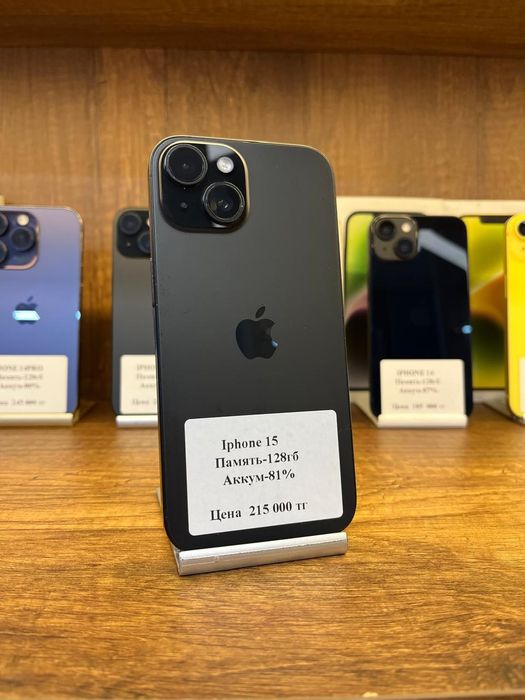 IPhone 15 128gb 81% без коробки Рассрочка 0 0 12