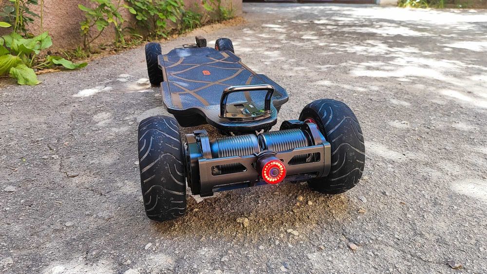 Электроскейтборд Meepo Hurricane Vaider AT с приводом Geardrive