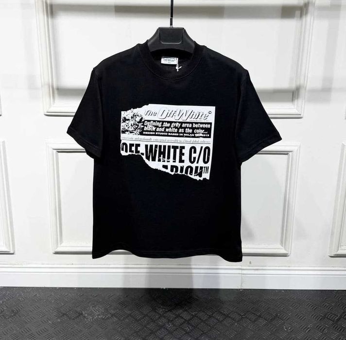 Тениска OFF WHITE черна