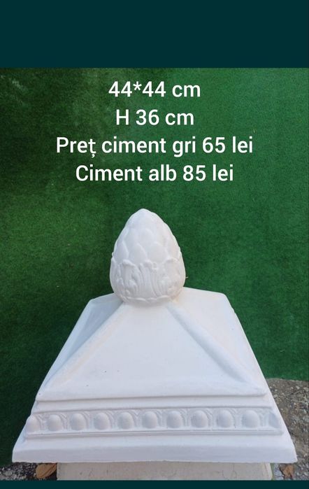 Capace pentru stâlp de gard cu diferite dimensiuni și diferite modele