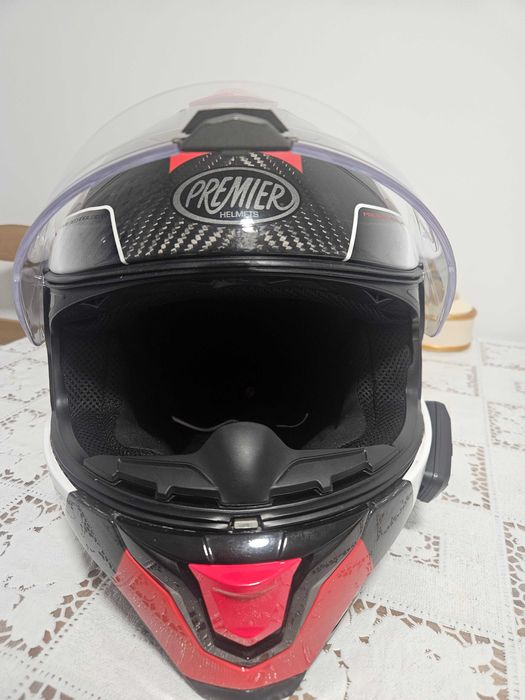 Casca Premier Hyper Carbon Red L 59cm