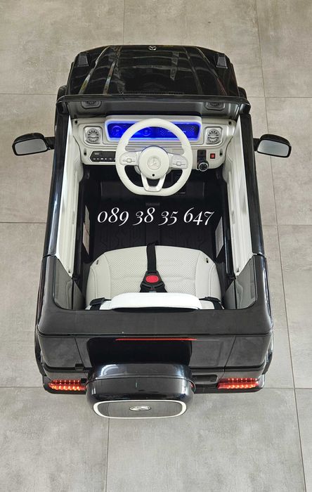 ТОП ЦЕНА!НОВО!Акумулаторен джип Mercedes EQG с 12Vбатерия,EVA гуми,USB