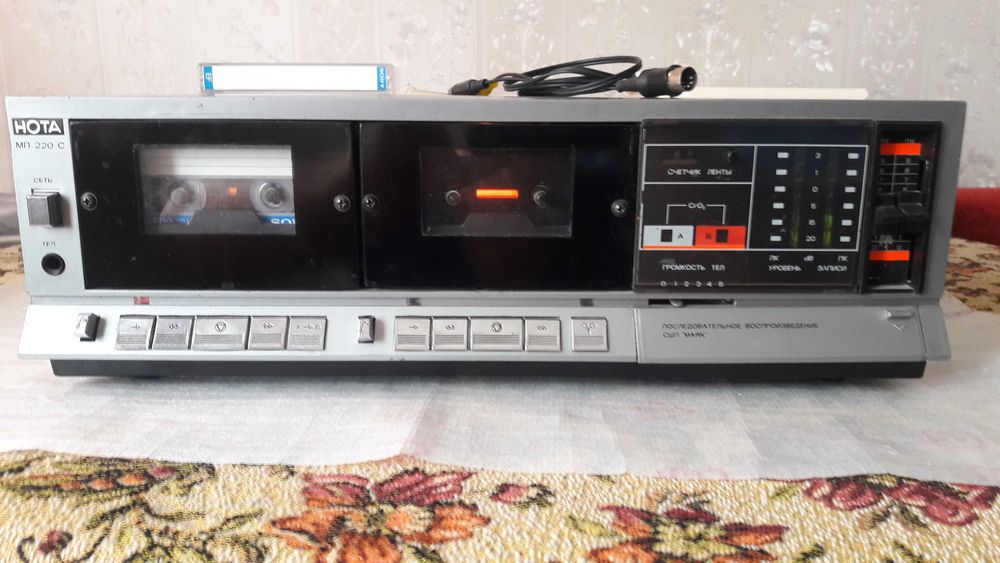 Магнитофон дека Нота МП-220С. - Магнитолы Караганда на Olx