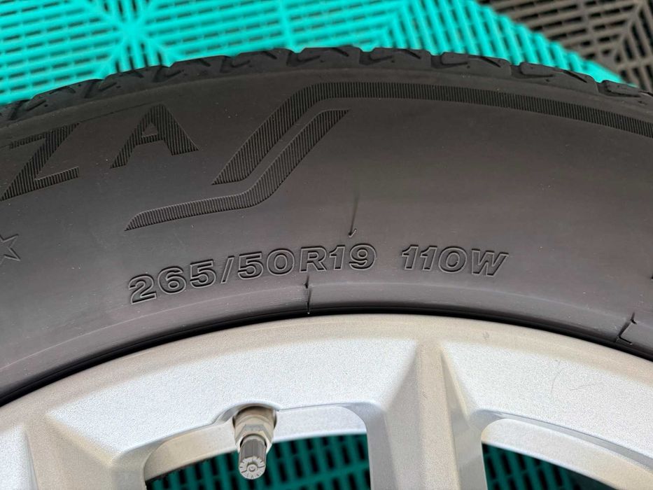 Jante cu anvelope vara 265 50 R19 Brigestone Alenza dot22 7mm Bmw G05 G06 X5 X6 style 734 stare impecabila