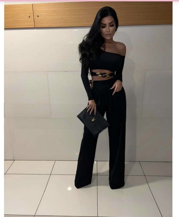 Compleu elegant negru odesza set black