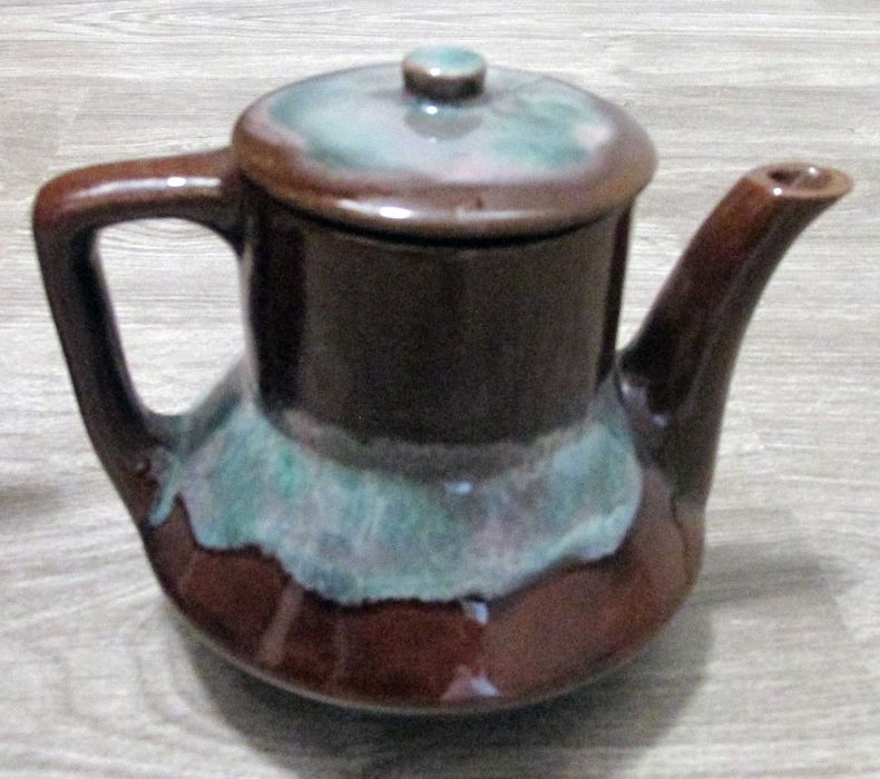 Красив български антикварен комплект за чай