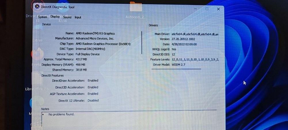 Laptop Acer A315 baterie functionala