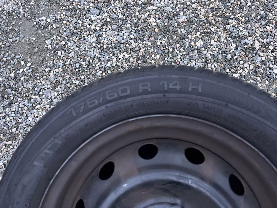 Jante Tabla 4x100 cauciucuri vara 175/60/14 kia / hyundai