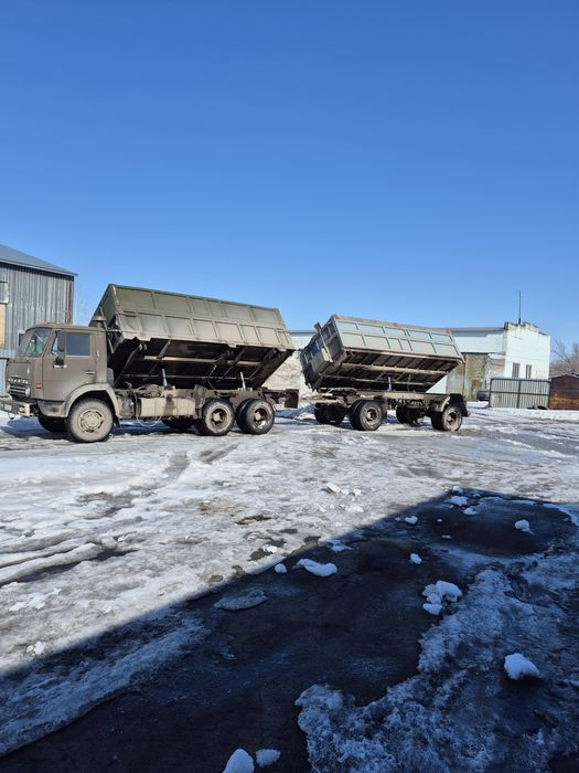 Камаз Самосвал с прицепом