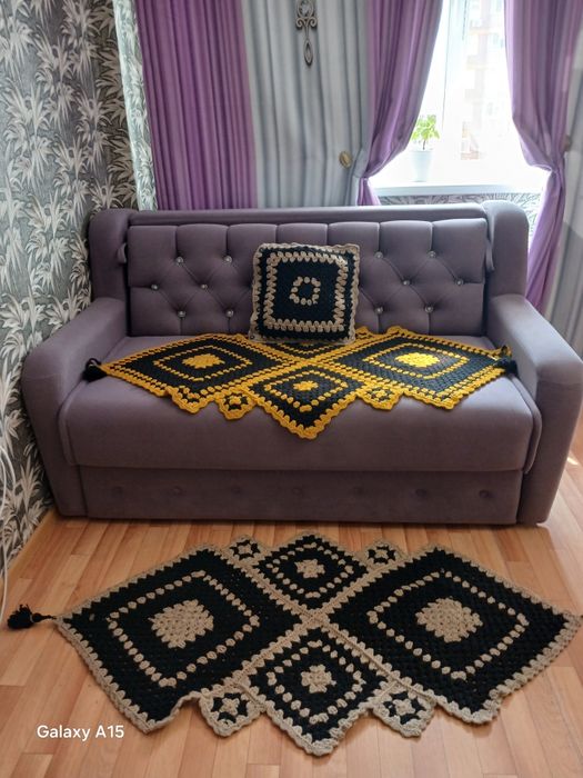 Плед ручная работа