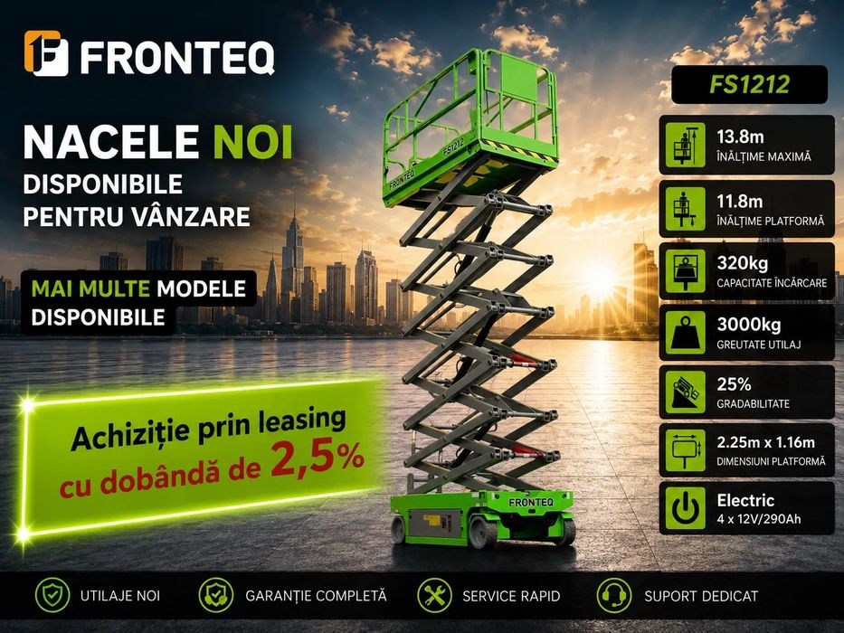 Fronteq FS1212 Nacela foarfeca electrica FRONTEQ FS1212 (14m)
