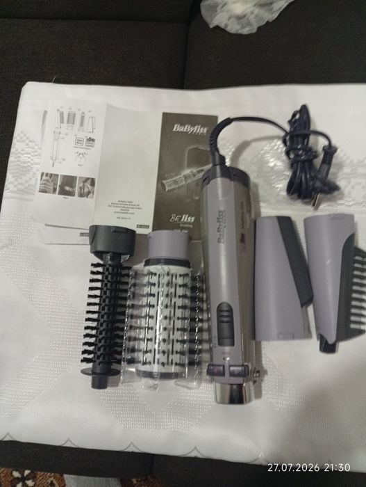 Perie electrica rotativa pentru întins părul