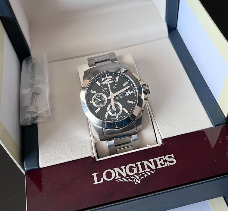 Longines Conquest 41mm Valjoux 7750 300m Chronograph L3.662.4.56.6