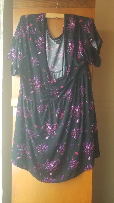 Rochie lunga dama model floral