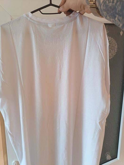 Tricou alb simplu barbatesc