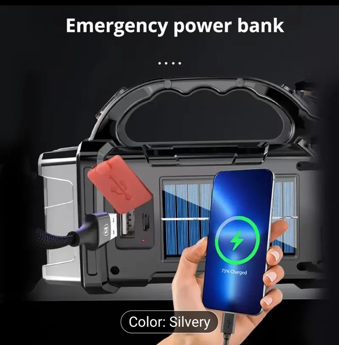 Lanterna solara multifunctionala