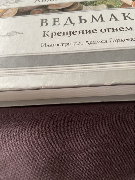 Книга «Ведьмак. Крещение огнем».