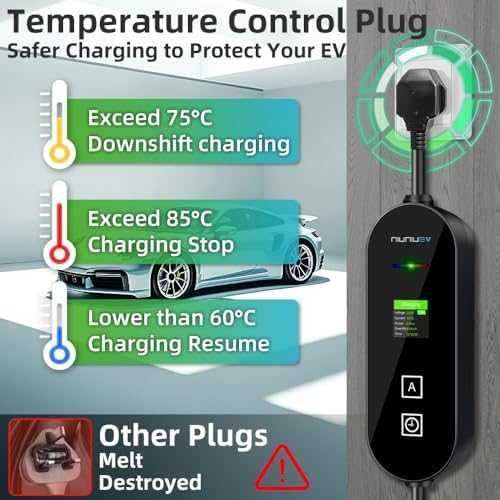 Ново Преносимо зарядно за електромобил Type 2, 3kW, 6–13A, UK щепсел