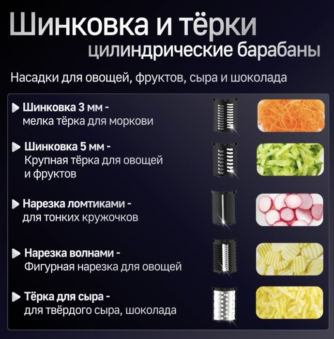 Мясорубка KAMESU MultiFunction Pro черный, серый