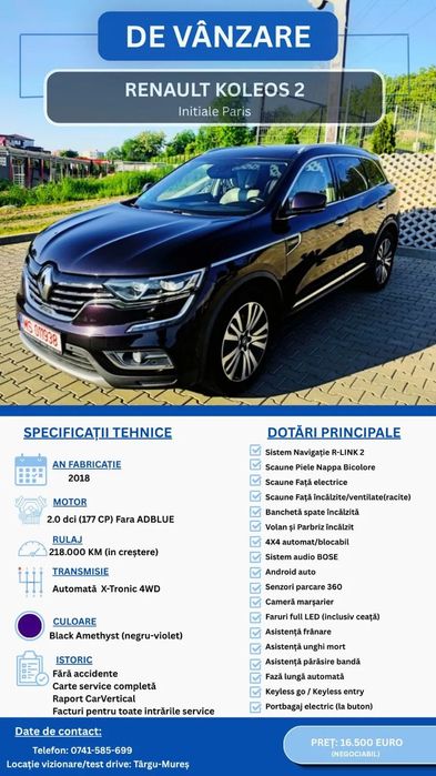 Renault Koleos Renault koleos 2 - inițiale Paris - 4x4