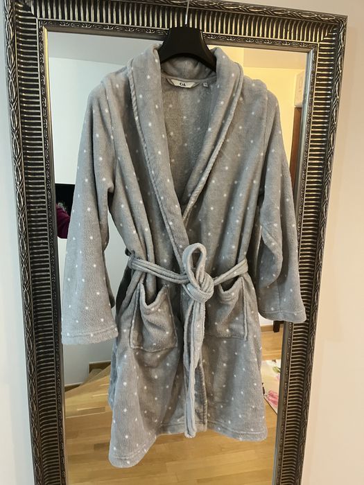 Halat baie/casa, C&A, moale, pufos, scurt