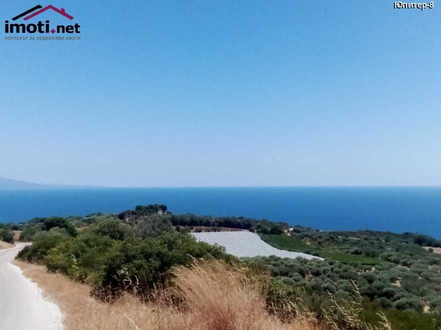 Парцел в Лутра, обл. Кавала с панорама море-25000 евро.
