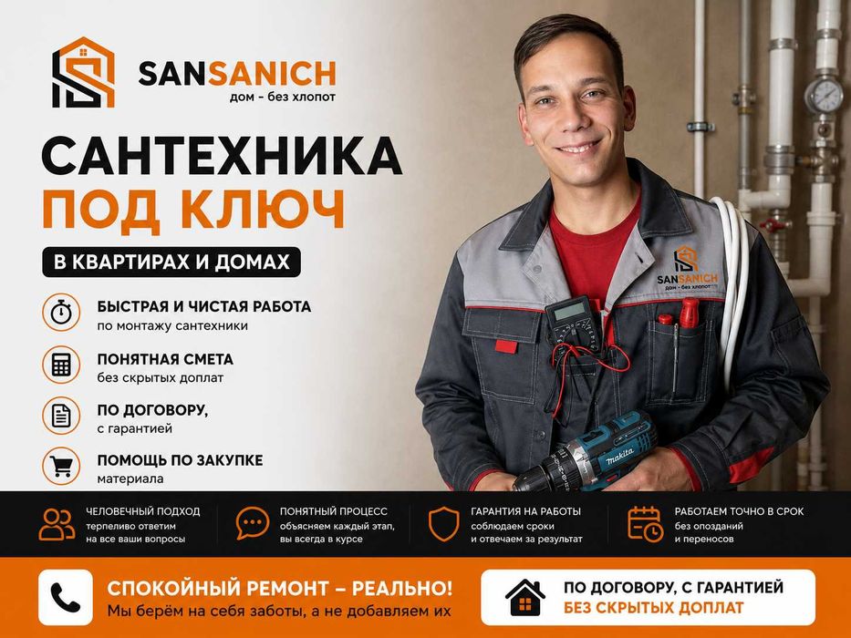 Сантехник Караганда