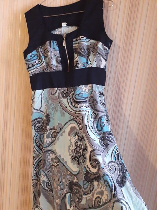 Длинные штапельные платья