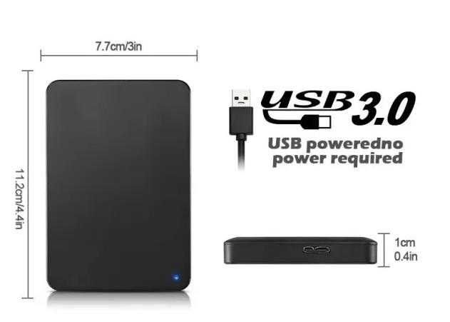 PS4 PS5 Конзола USB 3.0 Разширено Хранилище PC Лаптоп Външен Хард Диск SSD Скоростен Пренос Данни Висококачествен Носител за Съхранение На Информация
