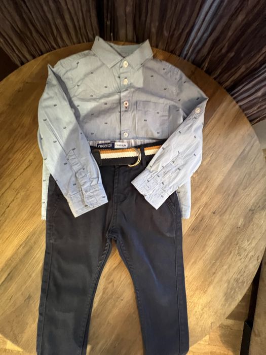 Риза и панталон Okaidi -размер 3А/Y, 98 см