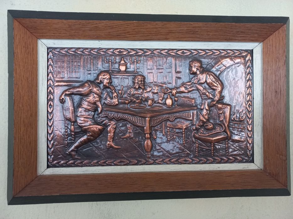 Tablou basorelief din cupru