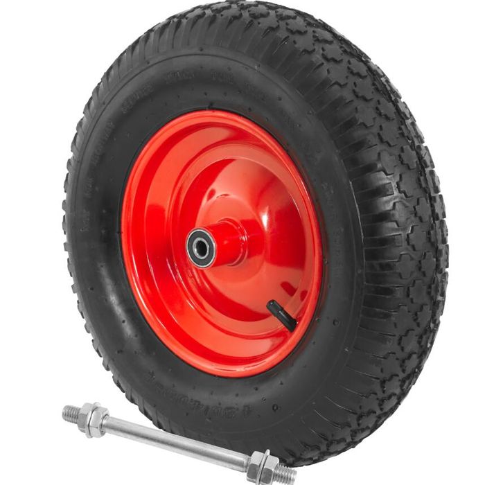 Roata pentru roaba, carucior 380 x 93, ax 1 mm, janta 220mm, Verke